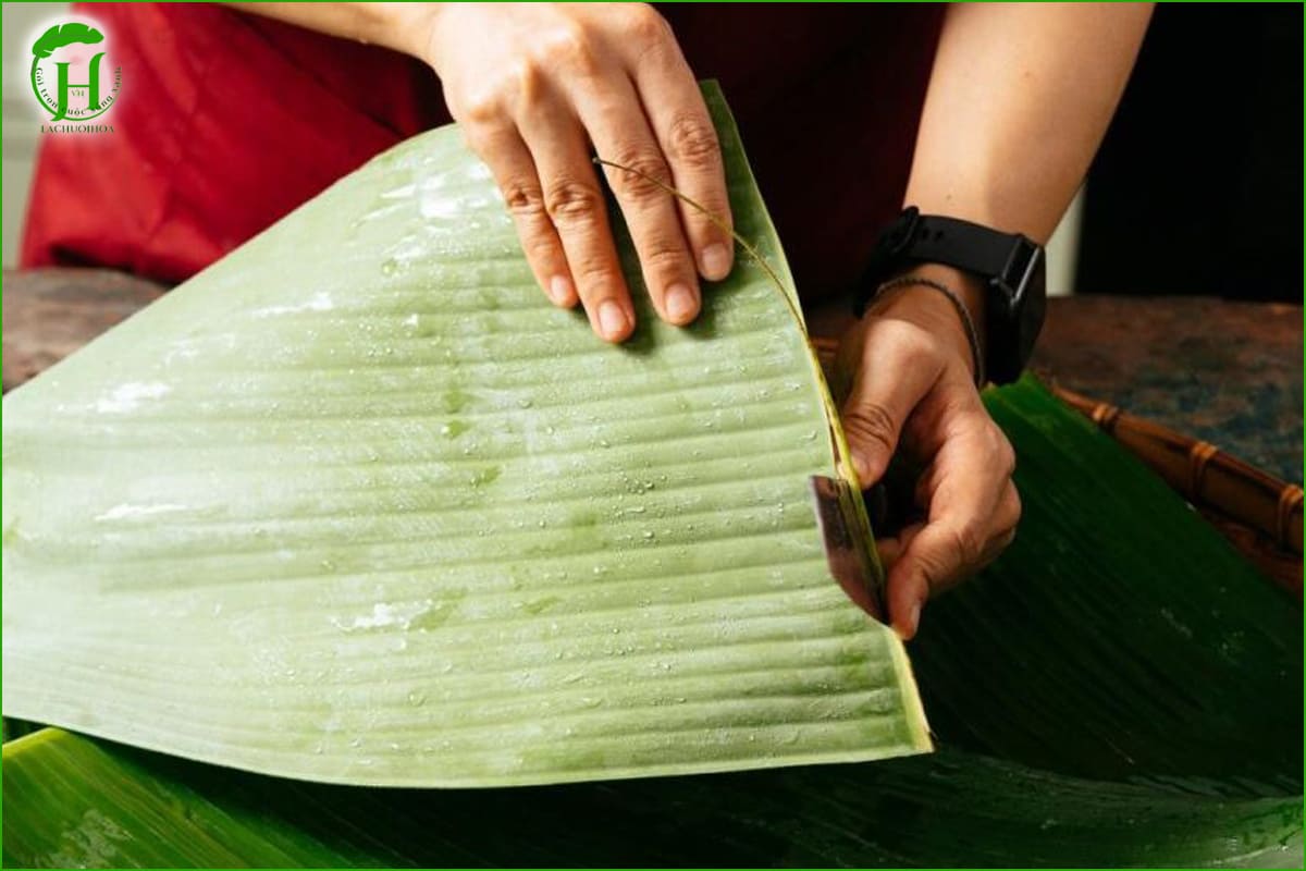 Ưu điểm của bánh chưng gói lá chuối tươi