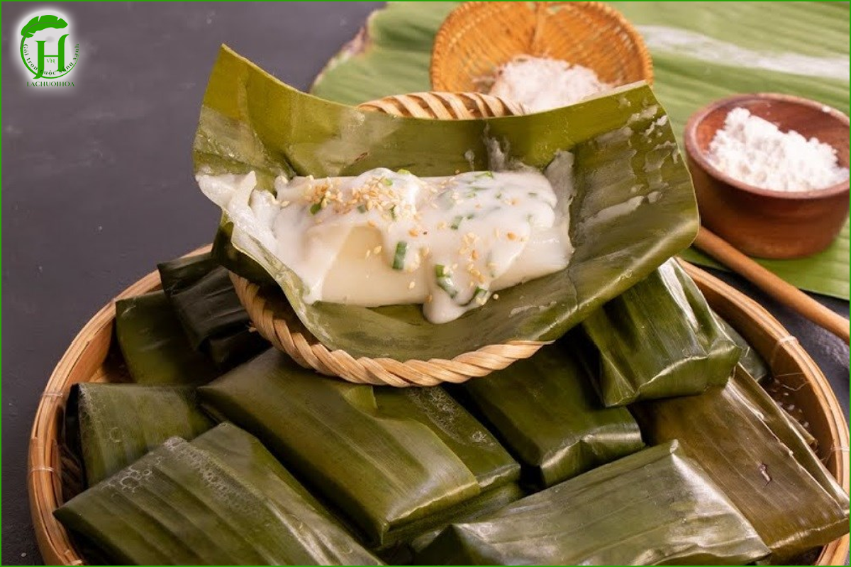 Nguyên liệu cần chuẩn bị để gói bánh giò