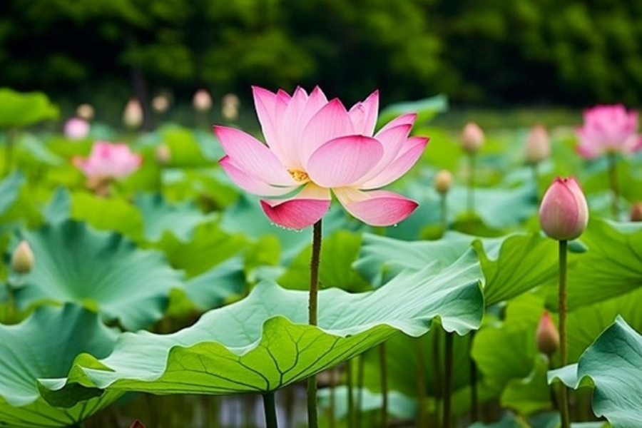 Vai trò của lá sen tươi trong việc duy trì cân bằng nội tiết